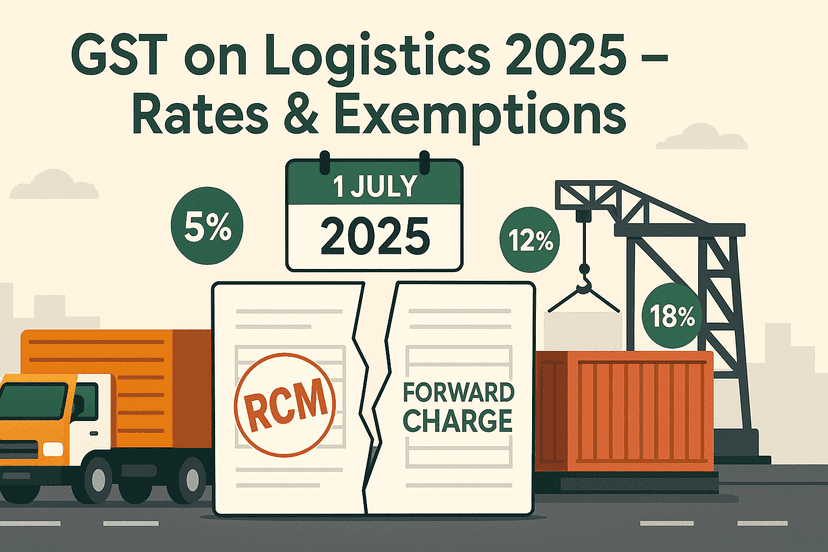 GST on Logistics 2025: Rates & Exemptions