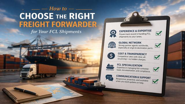 How to Choose the Right Freight Forwarder for Your FCL Shipments