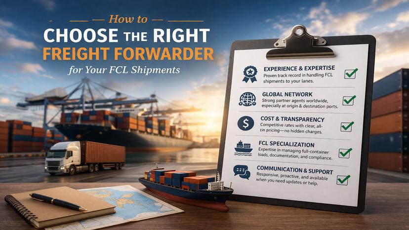 How to Choose the Right Freight Forwarder for Your FCL Shipments