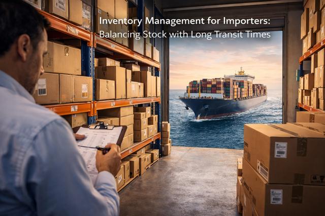 Inventory Management for Importers: Balancing Stock with Long Transit Times