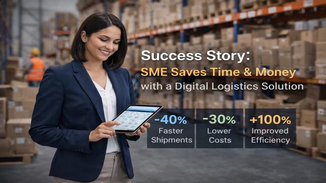 Success Story: SME Saves Time & Money with a Digital Logistics Solution