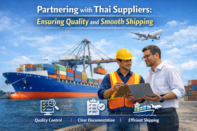 Partnering with Thai Suppliers: Ensuring Quality and Smooth Shipping