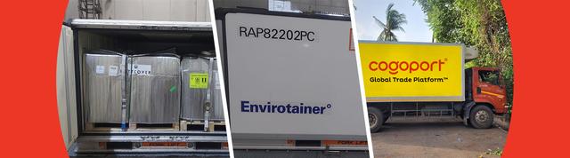 Cogoport Enables Movement of 11 Envirotainer Containers from India to Italy