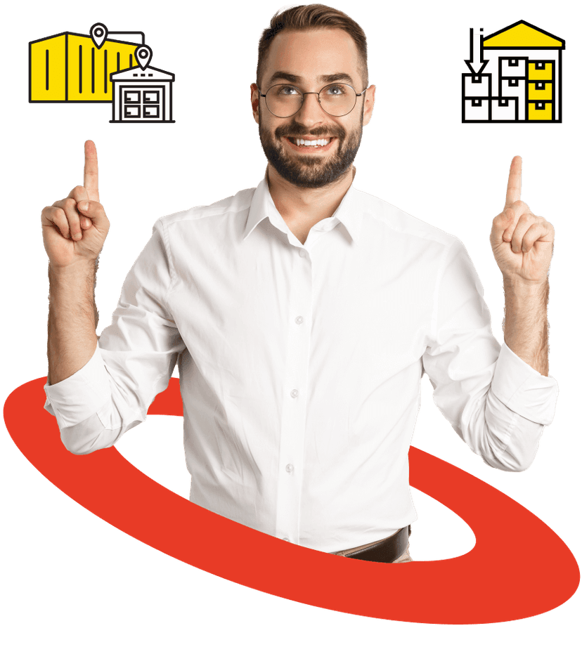 pria menunjukkan opsi keuangan