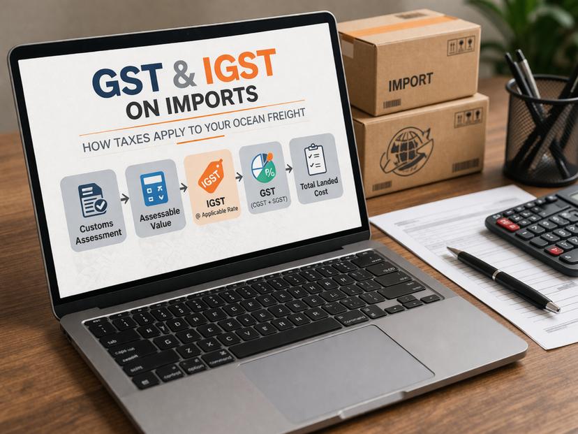 GST and IGST on Imports: How Taxes Apply to Your Ocean Freight