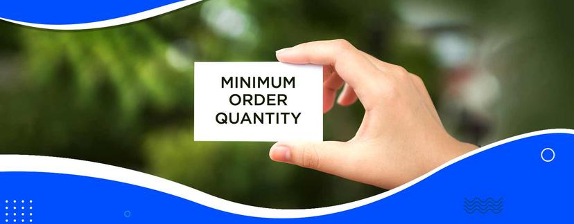 China Suppliers require Minimum Order Quantity